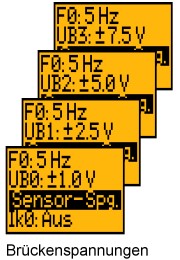 Bild Display UMV208 Br�ckenspannungen