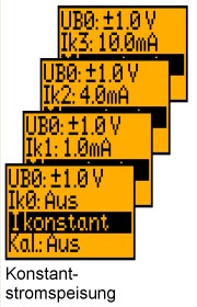Bild Display UMV208 Konstantstromspeisung